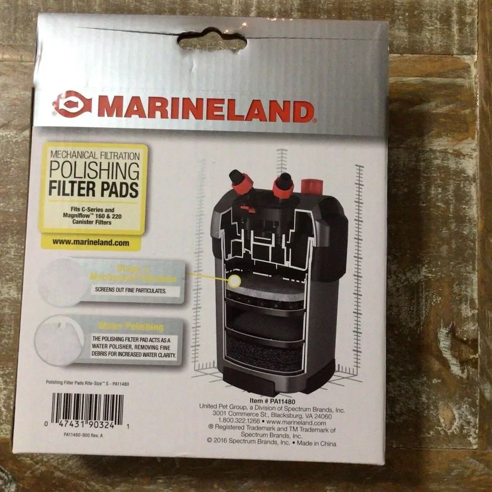 Marineland Polishing Filter Pad For C Series 160‎ & 220 Canister 2 Pack